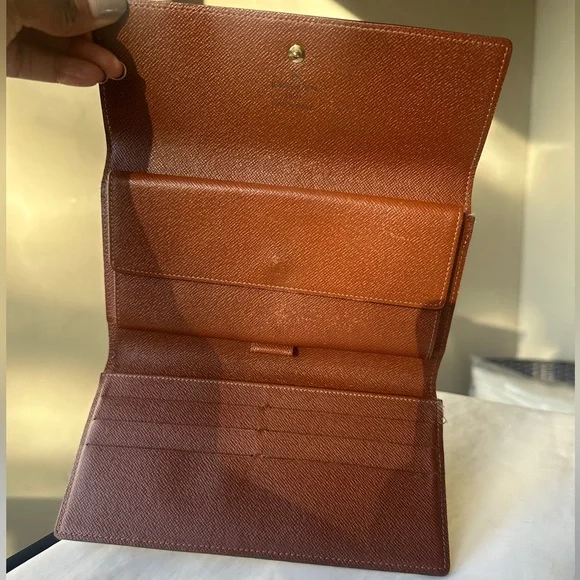 LOUIS VUITTON Monogram SARAH Long Wallet Vintage 2000 Box Dust Bag - Picture 6 of 12